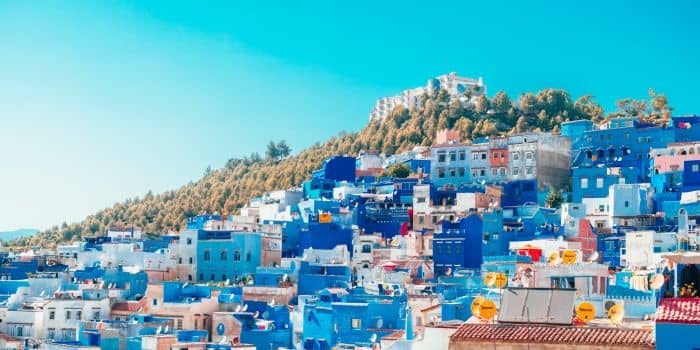 Kota biru nan unik Chefchaouen di Maroko