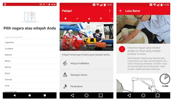 Aplikasi Pertolongan Pertama Palang Merah Internasional Bahasa Indonesia