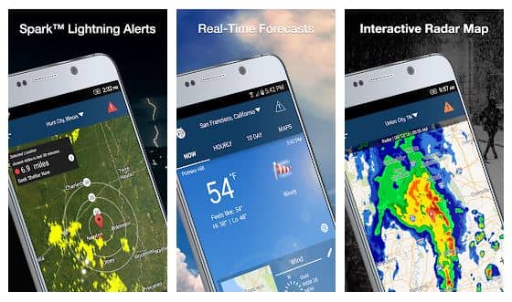 Weather Bug, aplikasi cuaca terbaik di Android