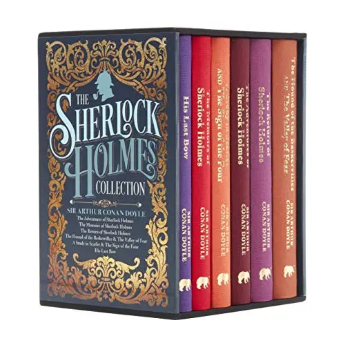 Buku klasik seperti seri Sherlock Holmes jadi rekomendasi novel untuk belajar bahasa inggris yang pas untuk pemula